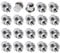 OEMASSIVE 20Pcs X Alloy Wheel Nuts Fit for FORD FOCUS Fiesta C-Max Kuga KA Mondeo Puma Transit Transit Connect StreetKa,M12 X 1.5 19MM Wheel Bolt Lug Stud