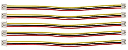 Jinghong Connecteur de câble JST 3P JST Micro JST 1.25MM 3 broches Double femelle Branchez les connecteurs avec câbles filaires 10cm 15cm 20cm 30cm 30cm(30 CM,20 Pcs)