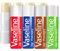 Vaseline Lip Therapy | Feuchtigkeitsspendender Lippenpflegestift 4er Set| Rosy, Original, Cocoa Butter und Aloe Vera (Lippenpflegestift 4er Set)