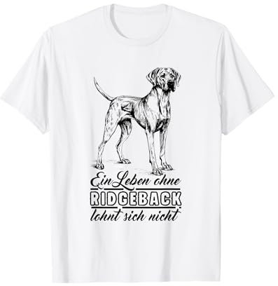 Rhodesian Ridgeback Hund Herrchen Frauchen Hunde T-Shirt