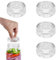 Fermentation Weights, 4 Pieces Cucumber Preserving Jar Weights, Glass Fermenting Weights, Diameter 7 cm Wide Mouth Fermenting Glass Weights, for Sauerkraut, Kimchi and Pickle Storage Jars