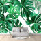Papier Peint intissé Feuilles De Palmier Vert Monstera Deliciosa 250x175 cm Papier Peint Photo Panoramique, Poster Mural Personnalisé 3D, pour Salon Cuisines Chambre Adulte Enfant Décor Murale