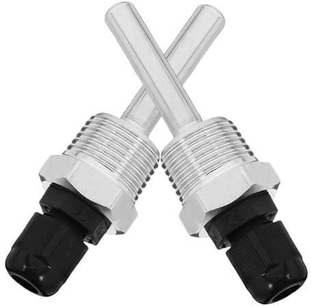 Ciieeo 2 Stück Temperatursensor Multimeter-temperatursonde Thermoelement Schutzrohre Thermobrunnen Schutzrohr Aus Edelstahl Rostfreier Stahl