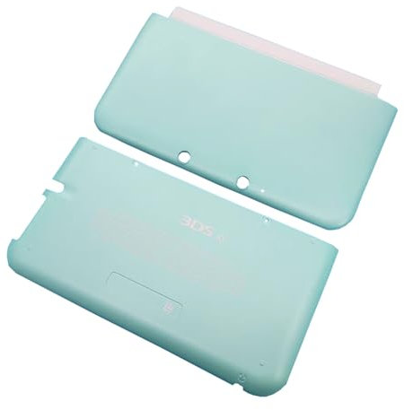 Hzxkqmil Carcasa Delantera y Trasera de Repuesto para Nintendo 3DS XL Consola, Placas de Cubierta Superior e Inferior Placa DIY A/E Accesorios para 3DSXL (Verde)