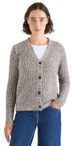 CECIL Two Tone Cardigan Mushroom Taupe Melange L