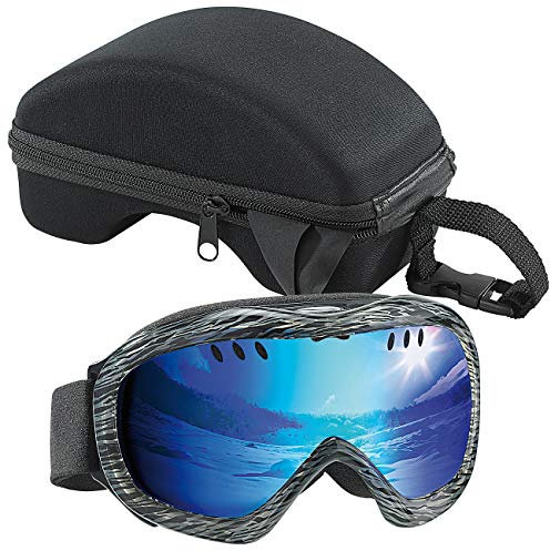 Speeron Skibrille: Superleichte Hightech-Ski- & Snowboardbrille inkl. Hardcase (Ski-Brillen, Ski-Sonnenbrille, Schutzbrille)
