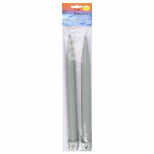 Pony Single Ended Classic Knitting Pins, Multi-Colour, 25mm