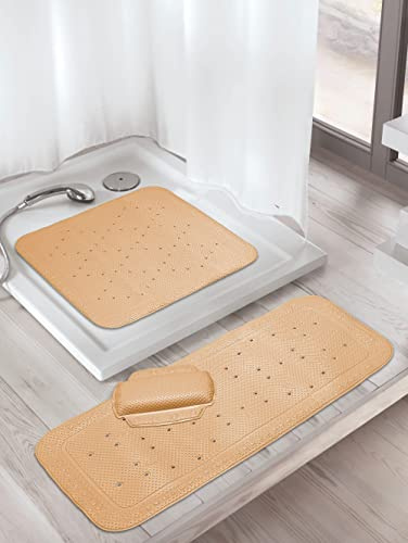 Kleine Wolke Calypso Shower Mat, Beige, 55 x 55 cm