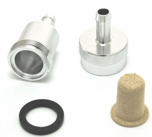Alu Benzinfilter Custom Chrom High Flow Filter für Harley Japaner