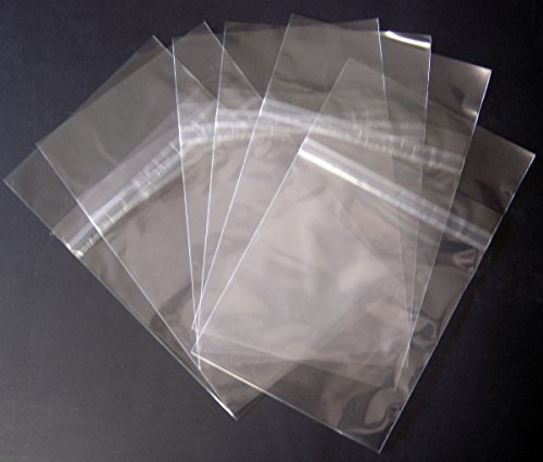 NANDEYIBI Comic-Umschlag, 100 Stück, 17 x 21.3 cm, Polypropylen (PP), Selbstklebend, Staubdicht, Kratzfest