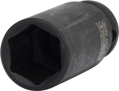 KS Tools 1/2' Sechskant-Kraft-Stecknuss, lang, 24mm, auf Hänger