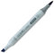 COPIC Ciao Marker Typ BV - 04, Blue Berry, vielseitiger Layoutmarker, mit einer mittelbreiten und einer Brush-Spitze