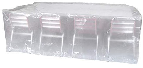 Ribiland 07353 Abdeckplane, rechteckig, für Tische, transparent, 2,20°m