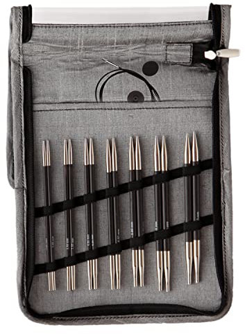KnitPro 41613 Nadelspitzen Set Karbonz Deluxe, Metall, Sortiet