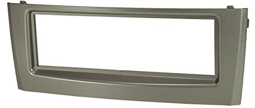tomzz Audio 2414-008 Radioblende kompatibel mit FIAT Grande Punto Typ 199 2005-2009 grau
