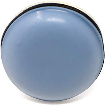 Adsamm® / 16 x Selbstklebende PTFE-Möbelgleiter/Grau-Blau/Ø 20 mm/rund / 5 mm Dicke Möbel- und Bodengleiter