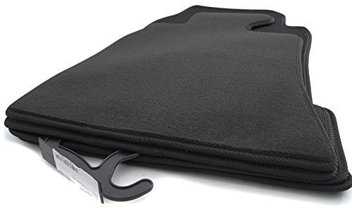 Fußmatten passgenau für Mini R50 R53 alle 2001-2006 Velours Premium Matten Set Automatten Schwarz 4-teilig Klett Befestigung