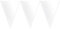 PENNANT BANNER WHITE