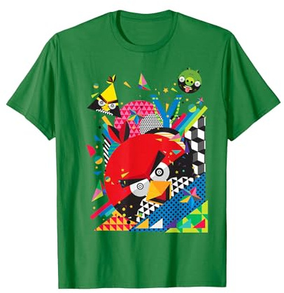 Angry Birds Pop Geometric Art offizielles Merchandise T-Shirt