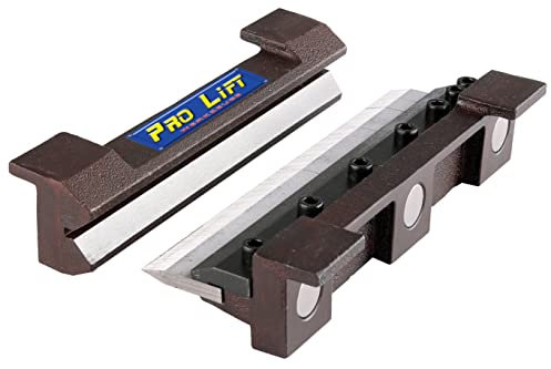 Pro-Lift-Werkzeuge Abkantbacken Biegebacken 200 mm mit Magnet Winkel-Bieger manuell Blechbiegearbeiten Schraubstock Schonbacken
