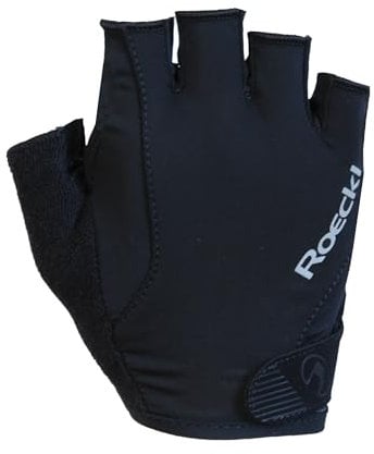 Roeckl Sports Fahrradhandschuh Basel, Performance Unisex Fingerhandschuh, Schwarz 8.5