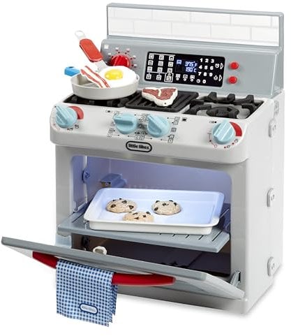 Little Tikes - First Oven Interattivo, Realistico e con Suoni, Elettrodomestico Giocattolo per Bambini
