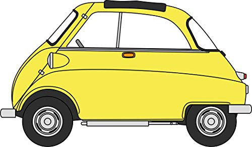 Oxford Diecast 76IS004 BMW Isetta Yellow