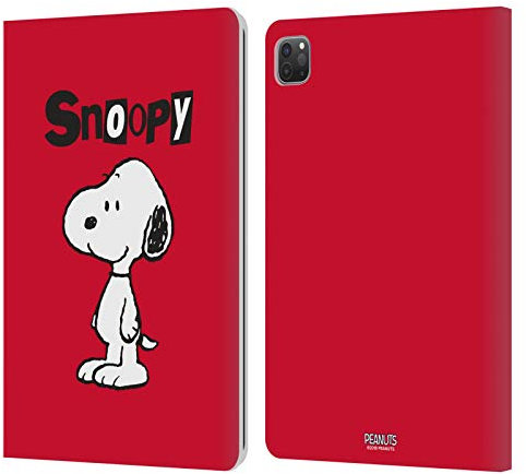 Head Case Designs Offizielle Peanuts Snoopy Persöhnlichkeiten Leder-Wallet-Hülle Kompatibel mit Apple iPad Pro 11 2020/2021 / 2022
