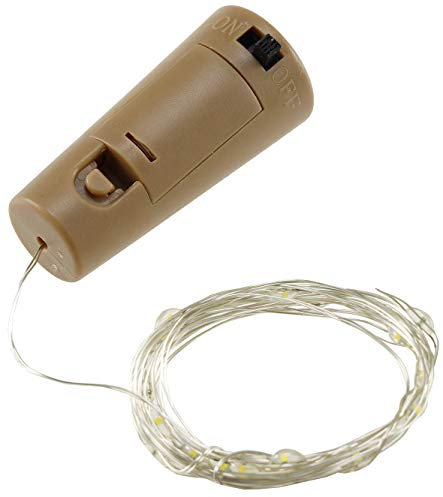 Led 20 Flaschen-Lichterkette Flaschenlicht 10Stück je 2m lang Warmweiß Flaschen-Lichterkette für Dekoration