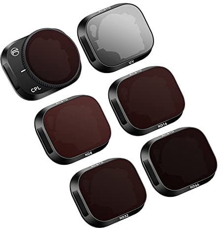 MotuTech Lens Filters for DJI Mini 3 / Mini 3 Pro Drone Accessories (CPL+UV+ND8+ND16+ND32+ND64)
