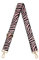 Senral Taschengurt Breit 3.8 cm Verstellbarer Schulterriemen für Taschen - Polyesterband mit Metallbeschlägen - 81-145 cm - Für PKW - Zebra Strap Zd001-033