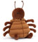 Jellycat Anoraknid Braune Spinne zum Sammeln, Plüsch-Dekoration