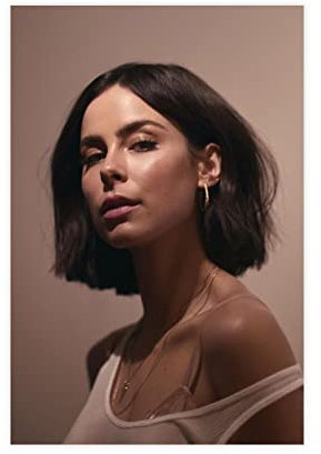 EFEZAC Sängerin Lena Meyer Landrut Poster 23 Leinwandposter Wandkunst Dekor Bild Gemälde für Wohnzimmer Schlafzimmer Dekoration Rahmen Stil 50 x 75 cm