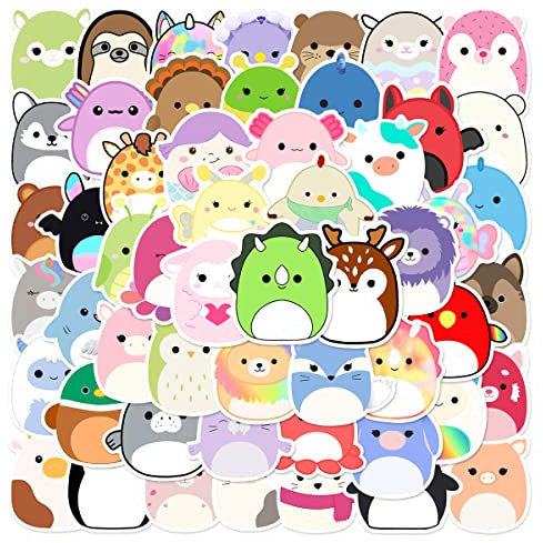 60 Stück Aufkleber für Wasserflasche, Laptop, Telefon, Gepäck, Skateboard Aufkleber für Erwachsene, Teenager, Mädchen, Kinder