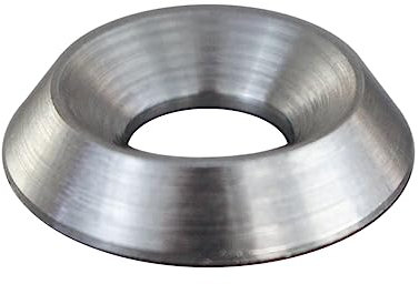 Vollmetallrosetten für Senkkopfschrauben Ø 10mm Edelstahl V2A 10 Stk.