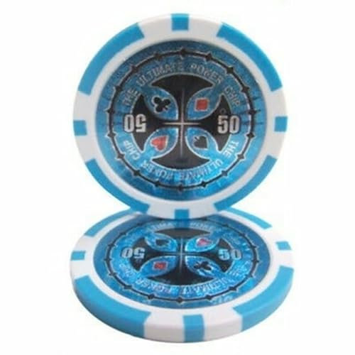 Pegasi Pokerchip 50-11.5g - Casino Pokerchips - Spielchips Wertmarken - Poker Chips - Casino Pokerset - Texas Hold'em Poker Chips - Poker-Chips - 25 stücks