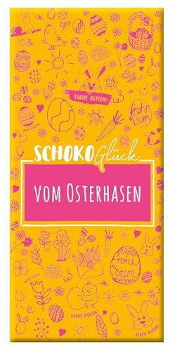 Meybona SchokoGlück Schokolade | vom Osterhasen | Fairtrade | Manufaktur aus Deutschland | Bean to Bar | Edel-Schokoladen Geschenk 10 x 100g Großpackung