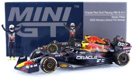 MINI GT 1/64 MGT00551-L Red Bull RB18 - Winner Monaco GP 2022 (S. Perez) Diecast Modellcar