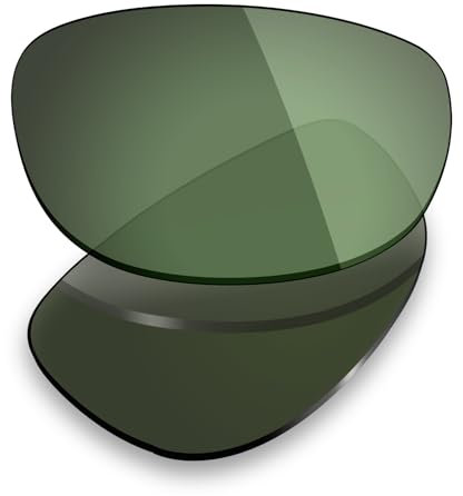 Mryok Lentes de repuesto polarizadas para Ray-Ban Predator 2 RB2027 62mm - Opciones, Polarizado - Gris Verde, Talla única