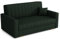 MEBLE-LUX Schlafsofa klein Zanzibar I Sofa 3 Sitzer 153 cm Breit I Sofa mit Schlaffunktion I Schlafsofa mit Bettkasten I Couch mit Schlaffunktion Klein I Grün