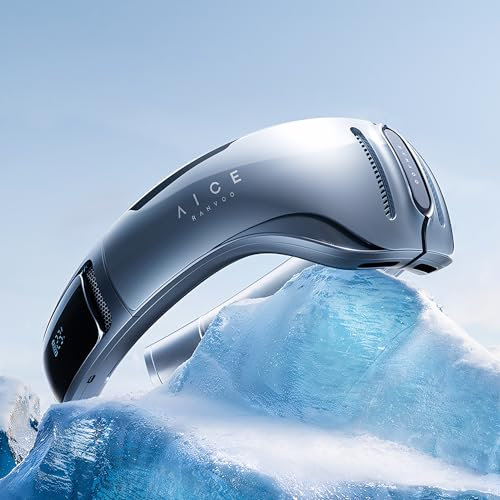 RANVOO 2024 [No.1 Coolest & Most Portable] AICE LTE Neck Air Conditioner, Ultimate Immersive Cooling 6,000 mAh Rechargeable Neck Fan Personal Cooling Device Gift that Blow Cold Air - Azure