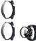 CBDYWVR Case for ONEPLUS Watch 2 Smartwatch, Screen Protector Cover for OnePlus Watch 2, Hard PC Frame Embedded with Tempered Glass, Compatible with OnePlusWatch 2 Smartwatch (2 Pack-Black + Blue)