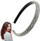 Traziewell Glitzer Haarreif Schmal für Damen und Männer - Haarband für Hochzeit, Outdoor Sports, Yoga - Stirnband Sport Sommer 2218