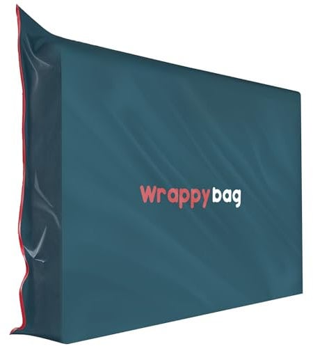 WRAPPYBAG – Opaque Plastic Mattress Storage Bag – Heavy duty mattress protector – Waterproof and Tear-Resistant Storage Bag – for Moving, Storage & Transport
