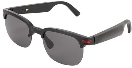 Intelligente Brille, Polarisierte Bluetooth Sonnenbrille mit Lautsprechern, UV Schutz, Audio Sonnenbrille, One Touch Steuerung, Musik Hören und Anrufe Tätigen