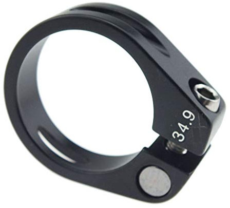 34,9 mm Sattelstützenklemme Rohrschelle Schnellspanner Mountainbike Rennrad Teil Schwarz