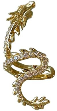 Girls Accessories Drachen-Ohrclips für durchbohrte Ohren, einzigartige und stilvolle Ohrstecker Birthday Gift