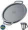 OTOmitra Couvercle en silicone pour Thermomix TM6 TM5, couvercle fraîcheur réutilisable, sans BPA, accessoire Thermomix, couvercle hermétique du bol mélangeur Thermomix, passe au lave-vaisselle