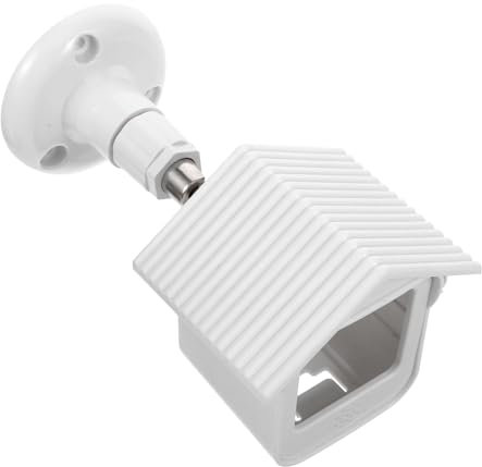 Sosoport 1 Set Protective Case Door Stopper doorbell Wall Mount Rig Security Panel Super Clamp Overhead Action Cam Battery Nest Video Plastic White