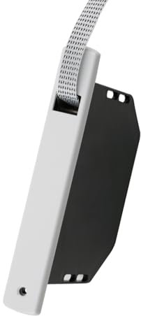 TELKES - Recogedor de Persiana Extraplano Sin Pivote para Carpinterias de PVC. Enrollador de persiana para embutir en Obra. (Negro, Cinta 16mm)